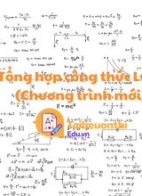Tổng hợp công thức Lý 12 (Chương trình mới)